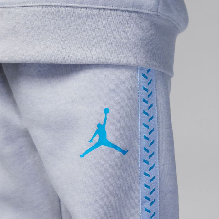 جوردن MJ فلايت MVP طقم هودي بسحاب كامل للأطفال الصغار أزرق image number 2