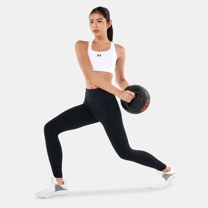 اندر ارمر بنطال ليقنز ميريديان للنساء أسود image number 2