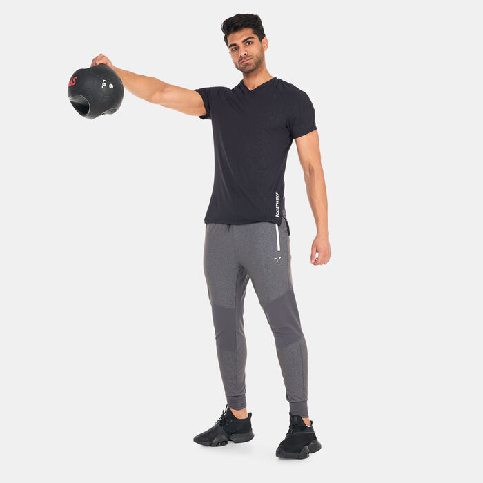 سكوات وولف تيشيرت التمرين كور ايروتك للرجال أسود image number 2