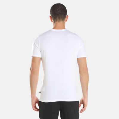 بوما تيشيرت بوكس لوجو كامو للرجال أبيض