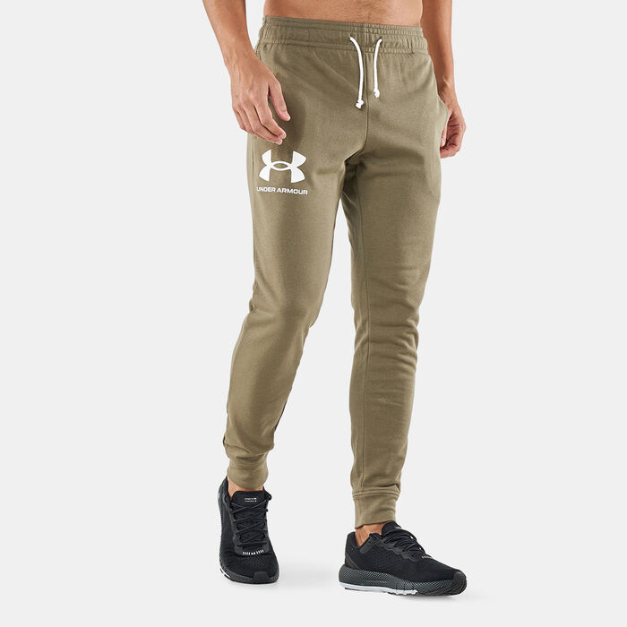 اندر ارمر بنطال رايفال تيري للرجال أخضر image number 0