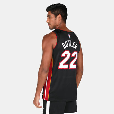 نايكي تيشيرت NBA ميامي هيت ايكون اديشن 2020 سوينجمان للرجال أسود