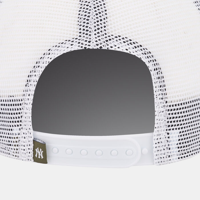 نيو ايرا قبعة نيويورك يانكيز فلاور 9فورتي ايه-فريم تراكر للرجال أخضر image number 1