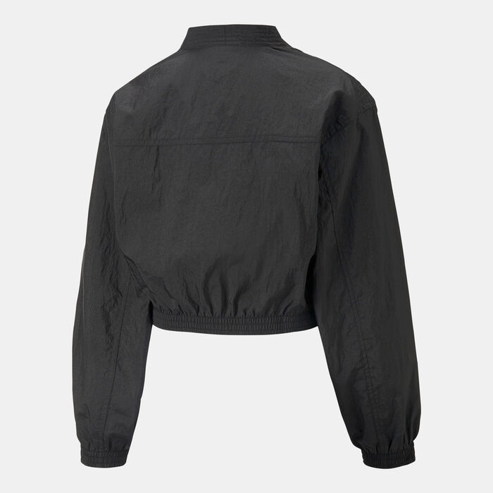 بوما جاكيت دير تو ووفن للنساء أسود image number 1