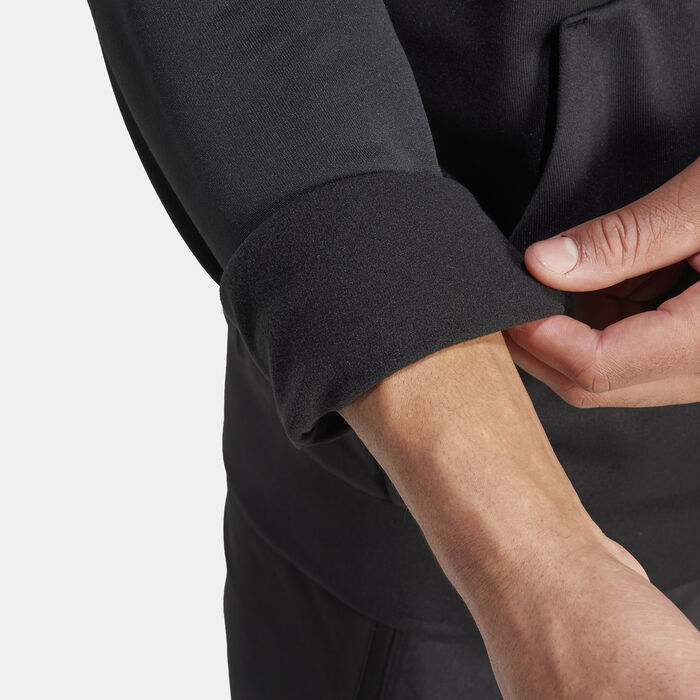 اديداس هودي التمرين جيم اند جو للرجال أسود image number 3