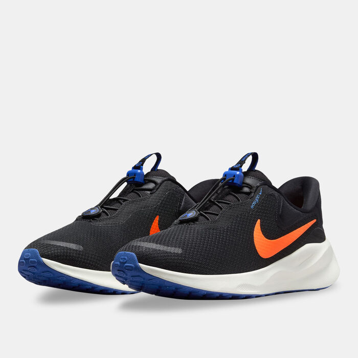 نايكي حذاء الجري ريفولوشن 7 ايزي اون للرجال أسود image number 1