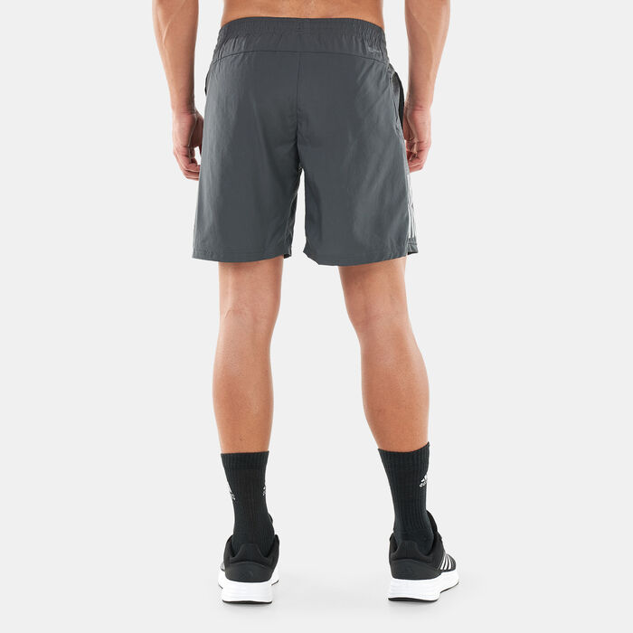 اديداس شورت اون ذا رن للرجال أسود image number 1