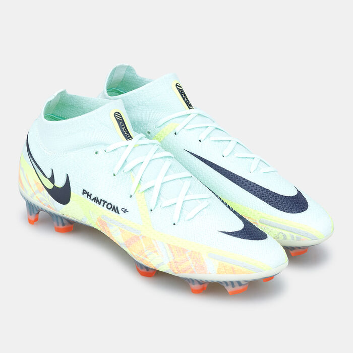 نايكي حذاء كرة القدم فانتوم GT1 ايليت لملاعب العشب الطبيعي للرجال أخضر image number 1