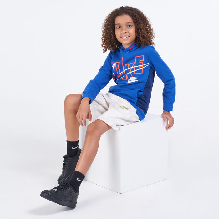 نايكي هودي جلو للاطفال الصغار أزرق image number 2