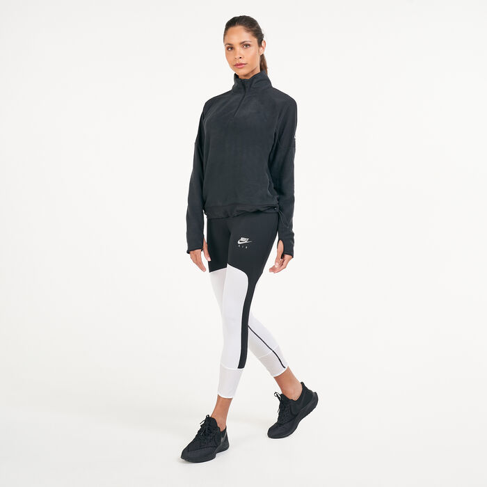 نايكي تيشيرت اير ميدلاير للنساء أسود image number 2