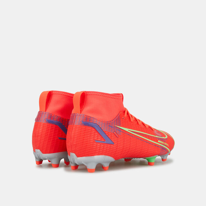 نايكي حذاء كرة القدم سوبرفلاي 8 اكاديمي لمختلف الملاعب للاطفال برتقالي image number 2