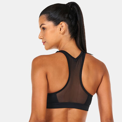 بوما صدرية رياضية ميد إمباكت 4كيبس للنساء أسود