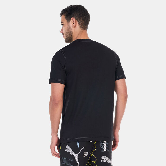 بوما تيشيرت بتر سبورتسوير للرجال أسود image number 1