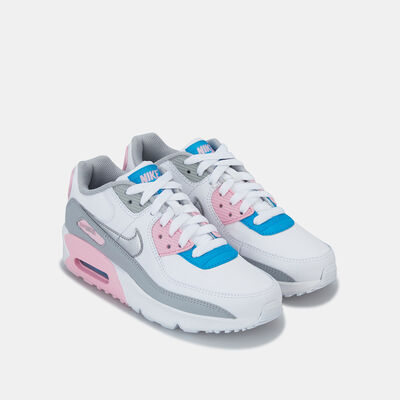 نايكي حذاء اير ماكس 90 ليذر للاطفال الكبار رمادي