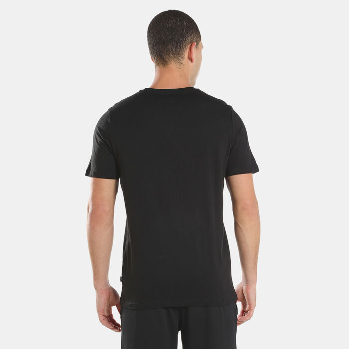 بوما تيشيرت فلوك للرجال أسود image number 1