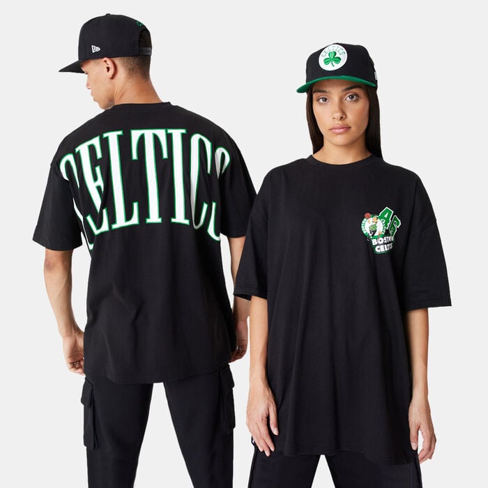 نيو ايرا تيشيرت بوستون سيلتيكس ان-بي-ايه سكريبت للرجال أسود image number 3
