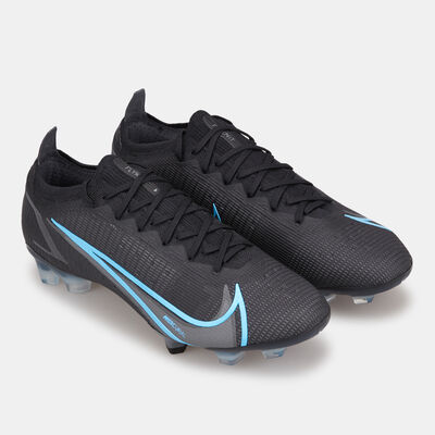 نايكي حذاء كرة القدم ميركوريال فيبور 14 إيليت لملاعب العشب الطبيعي للرجال أسود