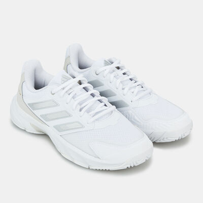 اديداس حذاء تنس كورتجام كونترول 3 للنساء أبيض