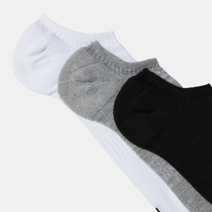 ذا نورث فيس جوارب مالتي سبورت إنفيزيبل نو-شو (3 أزواج) أسود image number 1