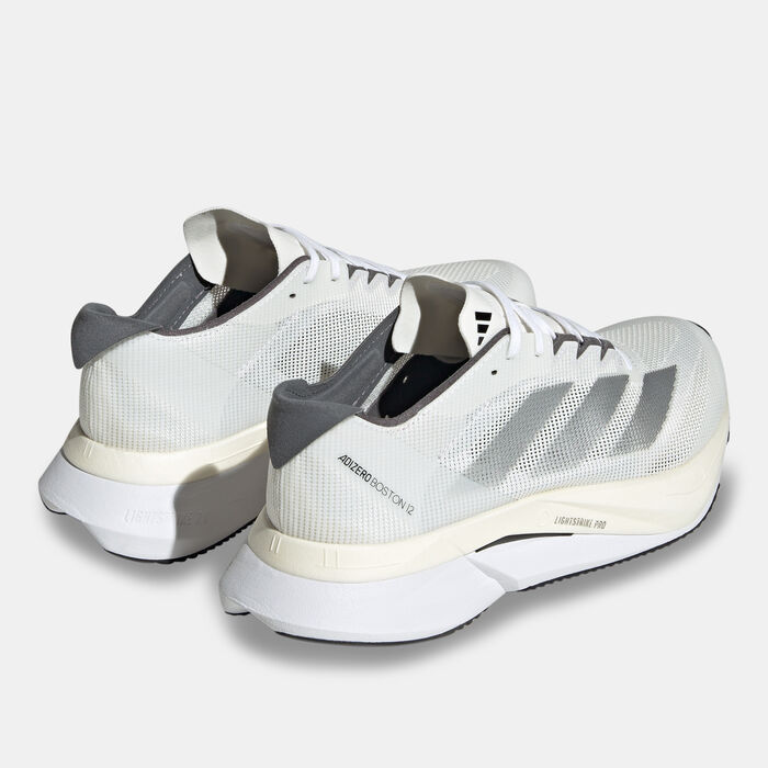 اديداس حذاء الجري اديزيرو بوسطن 12 للنساء أبيض image number 2