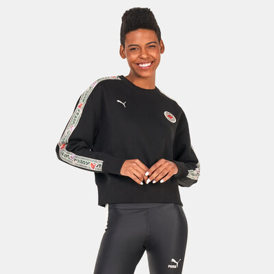 بوما سويتشيرت x ليبرتي كرو للنساء أسود