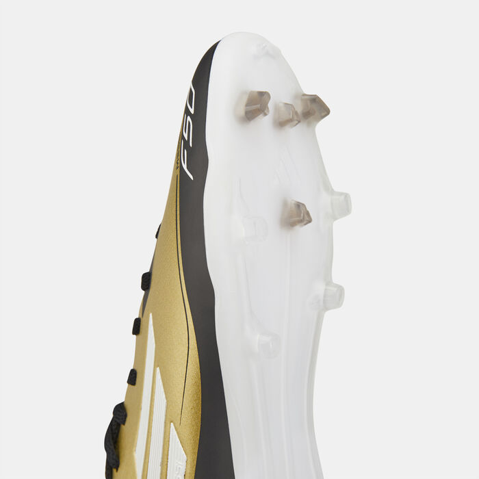 اديداس حذاء كرة القدم F50 ليج ميسي للملاعب المتعددة للاطفال أبيض image number 4