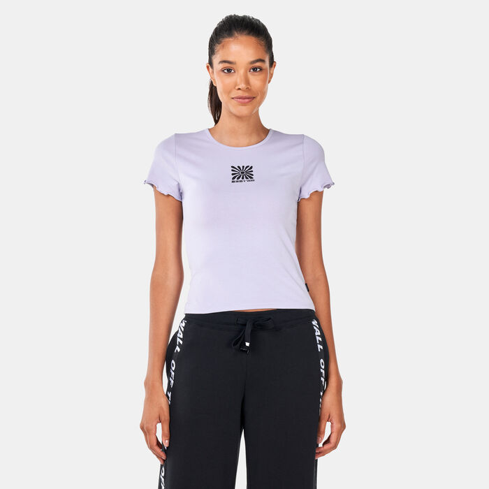 فانس تيشيرت ديفاين اينيرجي بوي-فريند للنساء بنفسجي image number 0