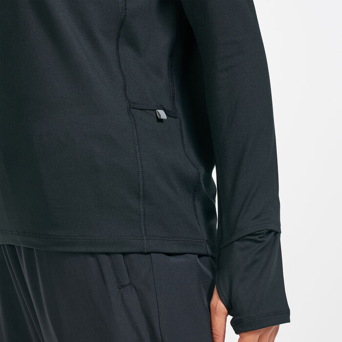 نايكي تيشيرت الجري إليمنت للنساء أسود image number 3