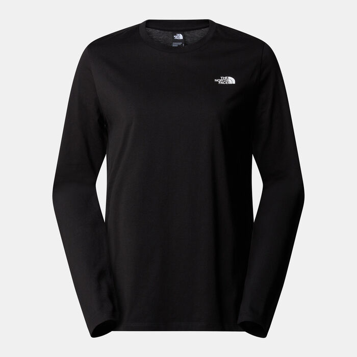 ذا نورث فيس تيشيرت سيمبل دوم للنساء أسود image number 0