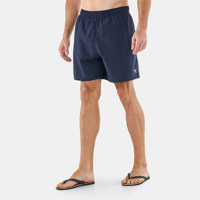 سبيدو شورت السباحة برينتد تريم 16" للرجال أزرق image number 0