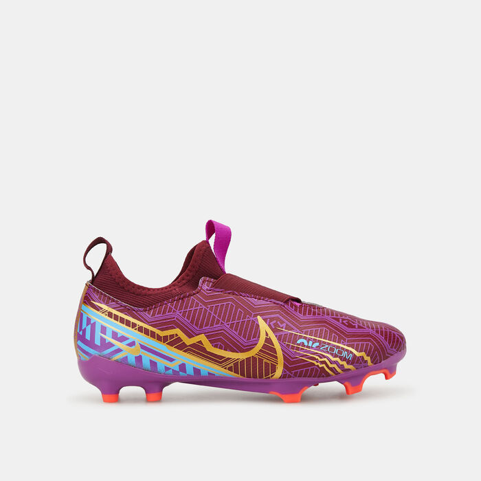 نايكي حذاء كرة القدم زوم ميركيوريال فيبور 15 لملاعب العشب الصناعي للاطفال أحمر image number 0
