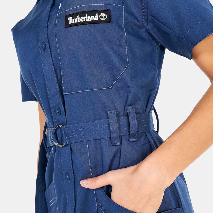 تمبرلاند فستان تيمبرتشيل يوتيليتي للنساء أزرق image number 2