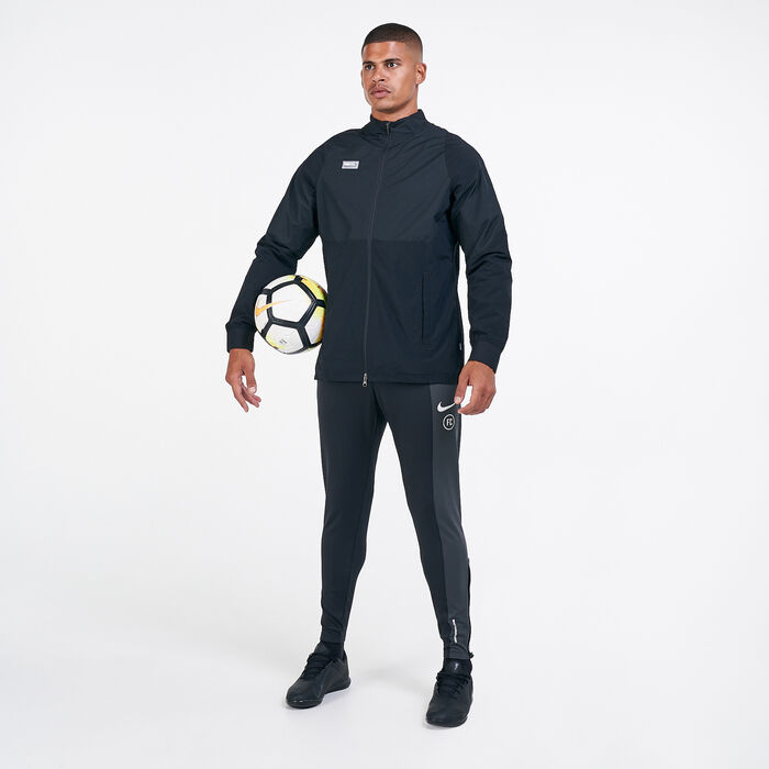 نايكي جاكيت كرة القدم F.C للرجال أسود image number 2