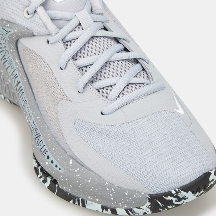 نايكي حذاء كرة السلة زوم فريك 4 للرجال رمادي image number 5