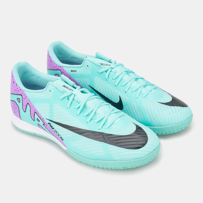 نايكي زوم ميركيوريال فيبر 15 أكاديمي آي سي حذاء كرة القدم للصالات الداخلية أخضر image number 1