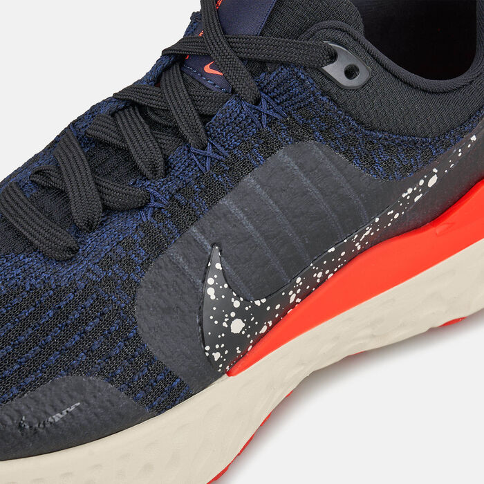 نايكي حذاء رياكت انفينيتي 3 رود رانينج للرجال أسود image number 5
