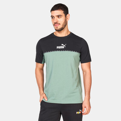 بوما تيشيرت اسينشالز بلوك تيب للرجال أخضر