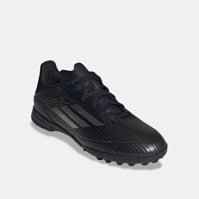اديداس حذاء كرة القدم F50 ليج لملاعب العشب الصناعي للاطفال أسود