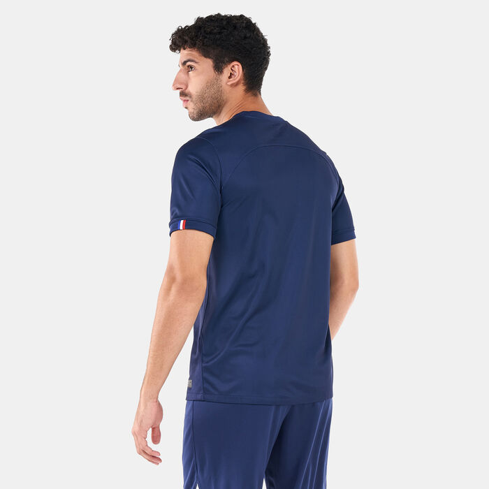 نايكي تيشيرت باريس سانت جيرمان دراي-فِت ستيديوم الأساسي للرجال 2022/23 أزرق image number 1