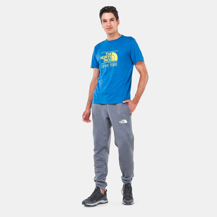 ذا نورث فيس تيشيرت فاونديشن جرافيك للرجال أزرق image number 2
