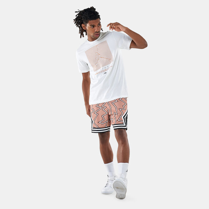 جوردن تيشيرت جمبمان جرافيك برينت للرجال أبيض image number 2