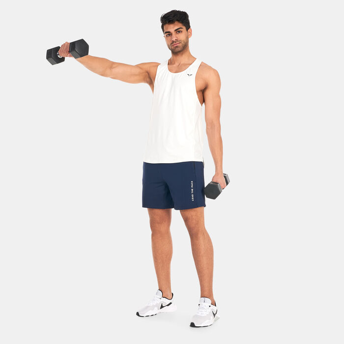 سكوات وولف تيشيرت التمرين كور ايروتك تانك للرجال أبيض image number 2