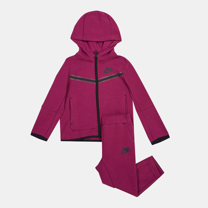 نايكي طقم بدلة سبورتسوير تك فليس (للاطفال الرُضّع) بنفسجي image number 0