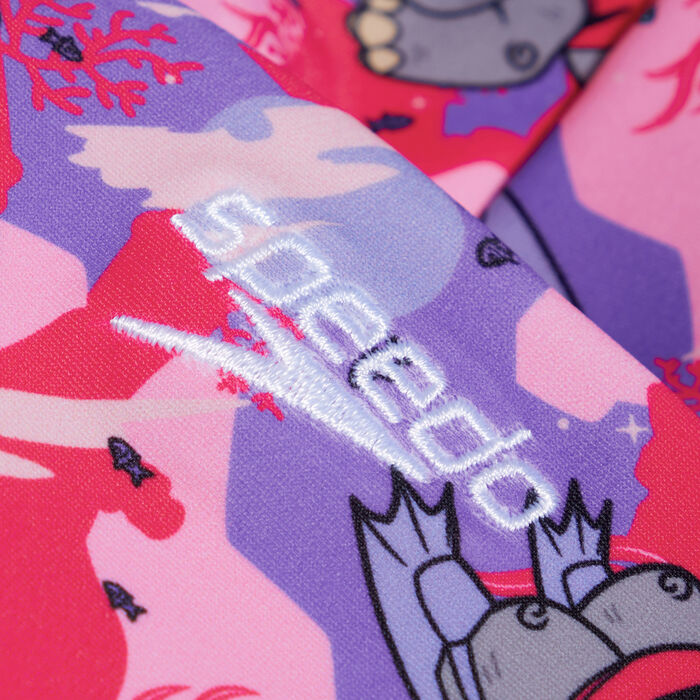 سبيدو بدلة السباحة ليرن تو سويم فرل ثنستراب للأطفال الرضع وردي image number 2