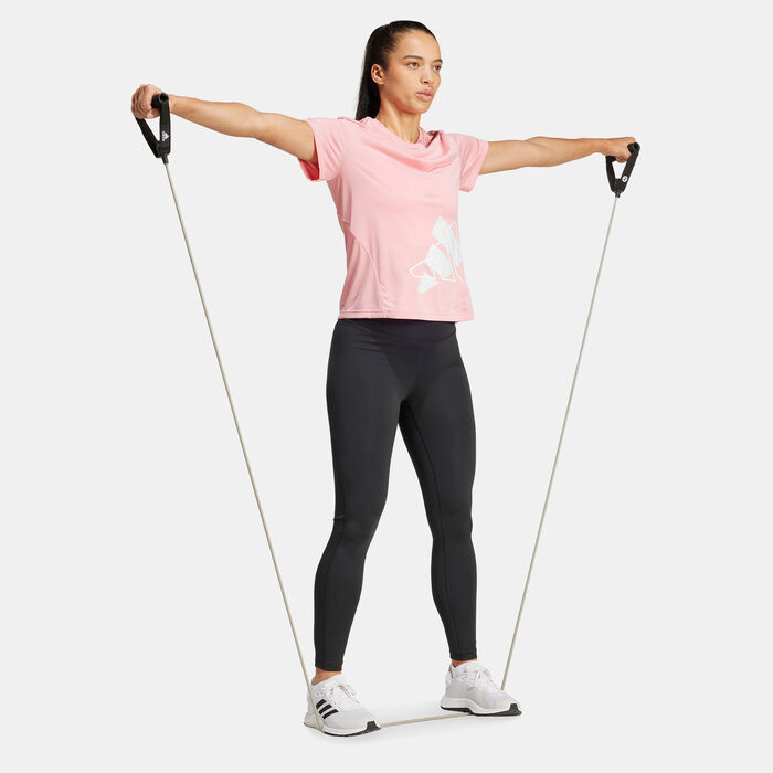 اديداس تيشيرت آيروريدي ديزايند فور ترينينج جرافيك للنساء  وردي image number 2