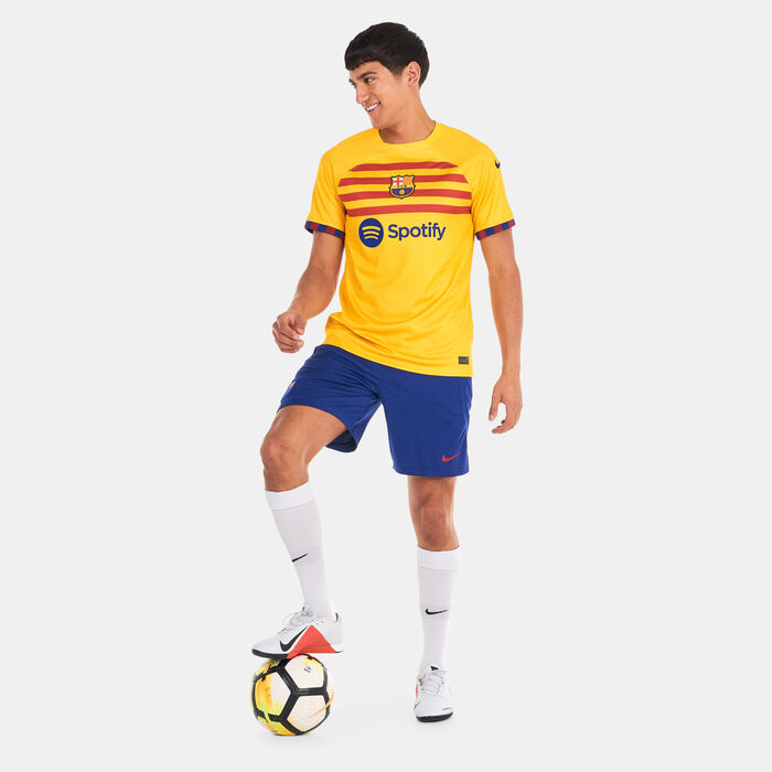 نايكي شورت برشلونة F.C. دراي-فت سترايك دريل للرجال أزرق image number 2