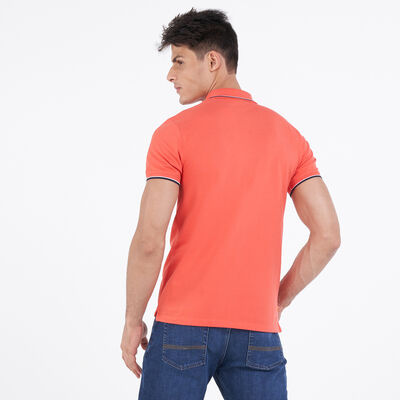 تمبرلاند تيشيرت ميلرز ريفر تريبد بيكيه بولو للرجال أحمر