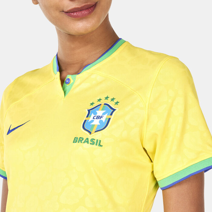 نايكي تيشيرت البرازيل دراي-فت ستاديوم الأساسي للنساء - 2022/23 أخضر image number 3