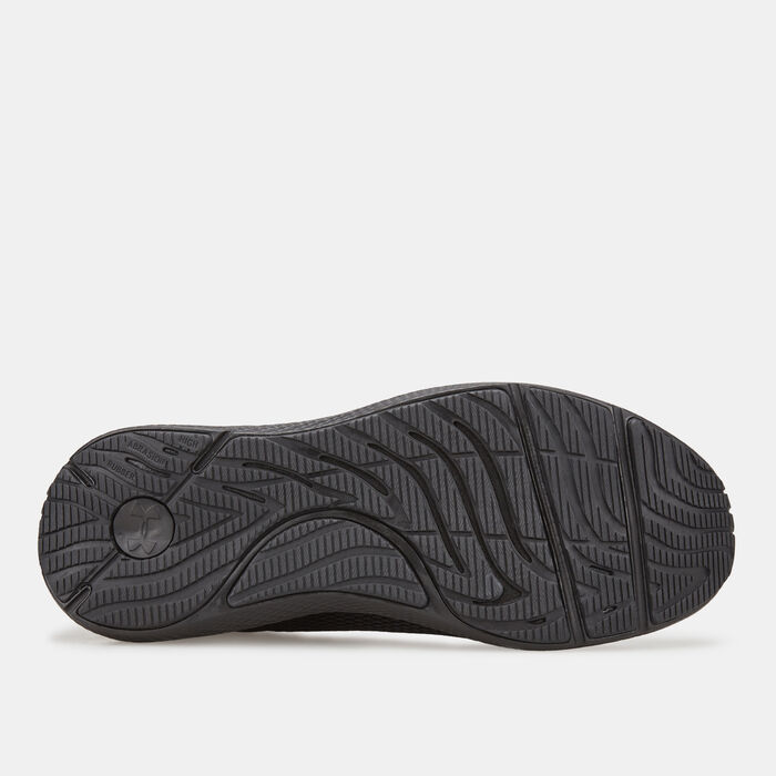 اندر ارمر حذاء UA تشارجد بيرسوت 2 بيج لوجو رانينج للرجال أسود image number 3