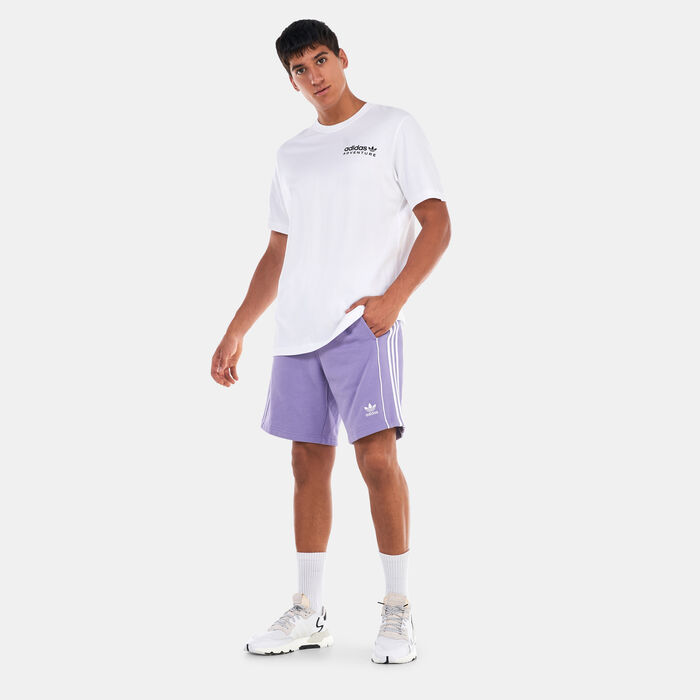 اديداس اورجينال تيشيرت ادفنتشر نيتشر اويكينينج للرجال أبيض image number 2